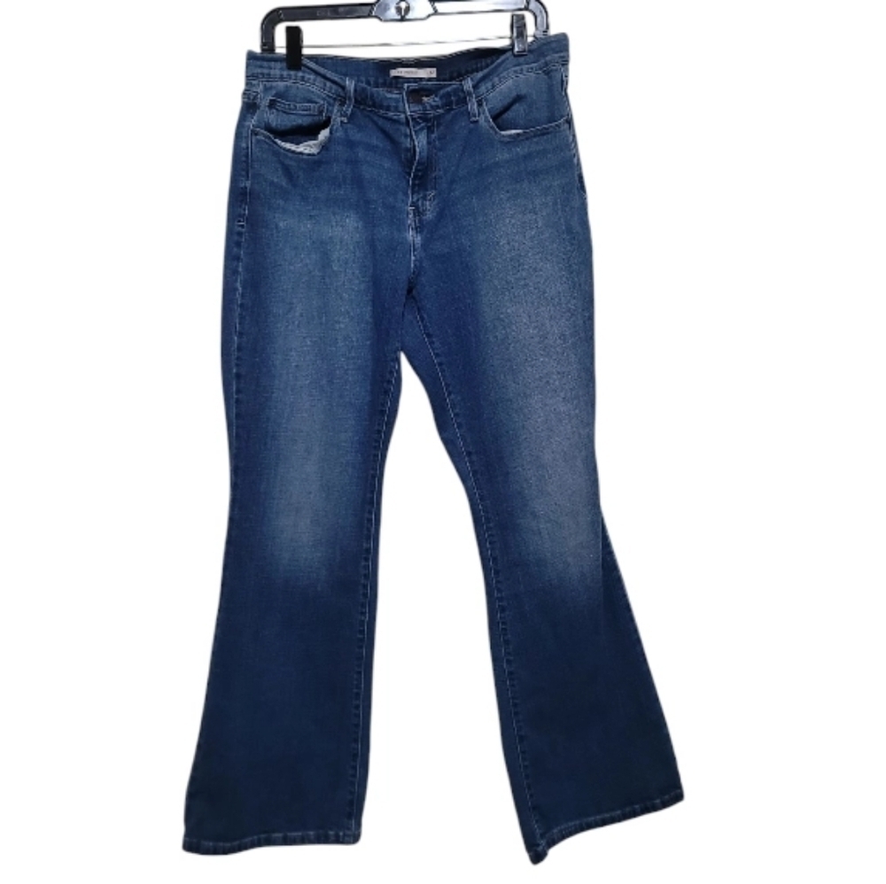 Levi's 515 Women's Blue Bootcut Wideleg Denim Jeans Pants Size 12
